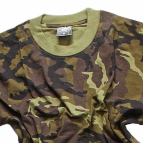 Preview: US T-shirt, half sleeves, reinforced round neck